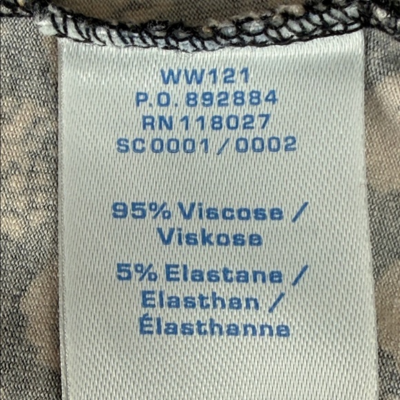 Boden Midi Dress with Black & Tan Print & Wrap Belt Sz 14 - Picture 5 of 7